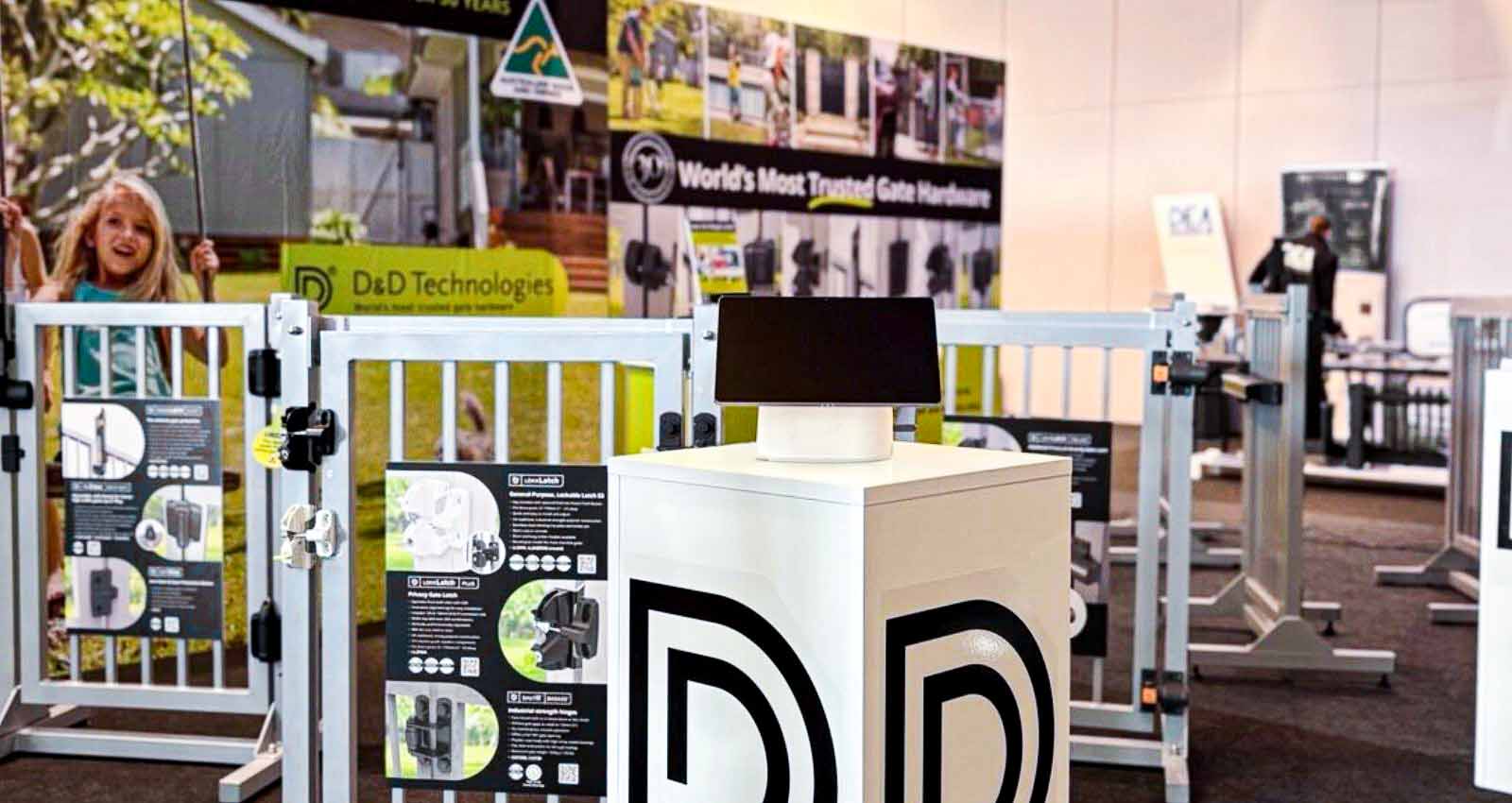 The D&D Technologies display at the 2026 FENCING and GATE Industry Trade Show